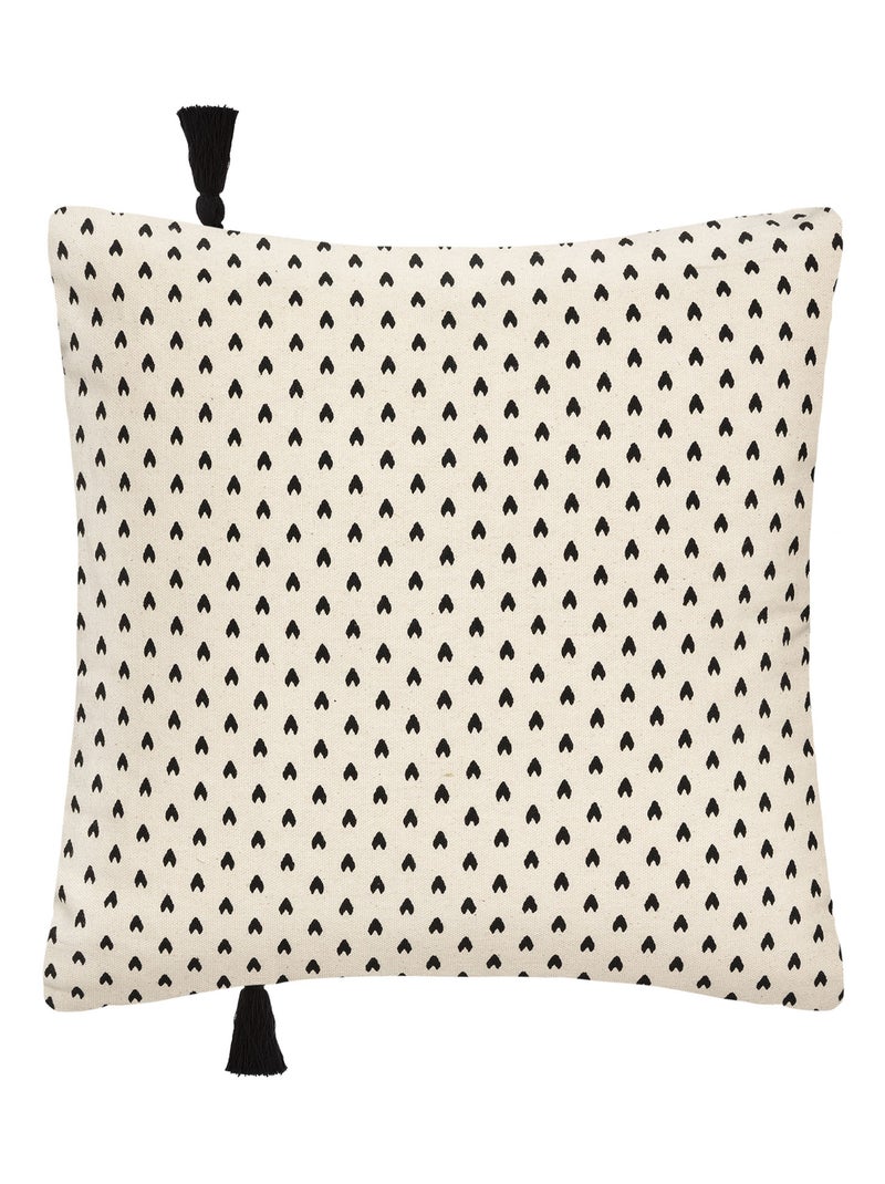 Fodera per cuscino in corda Beige mélange - Kiabi