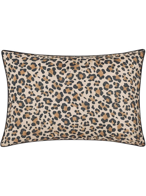 Fodera per cuscino in cotone percalle stampato leopardo - Kiabi Fodera per cuscino in cotone percalle stampato leopardo - Kiabi