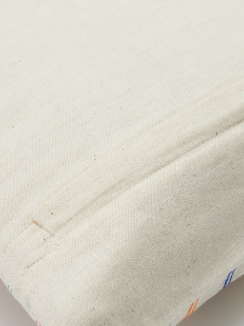 Fodera per cuscino in misto lino (45x45 cm) - Kiabi Home - Kiabi