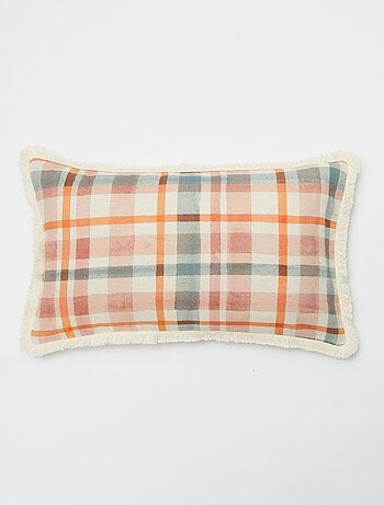 Fodera per cuscino in misto lino (50x30 cm) - Kiabi Home