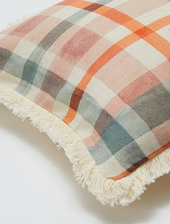 Fodera per cuscino in misto lino (50x30 cm) - Kiabi Home