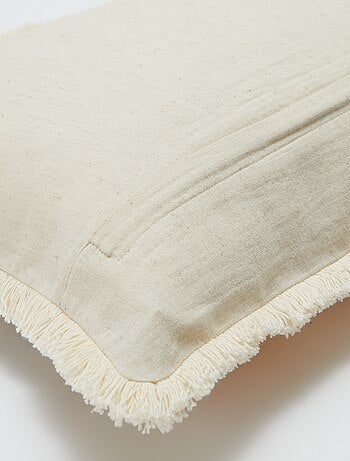 Fodera per cuscino in misto lino (50x30 cm) - Kiabi Home
