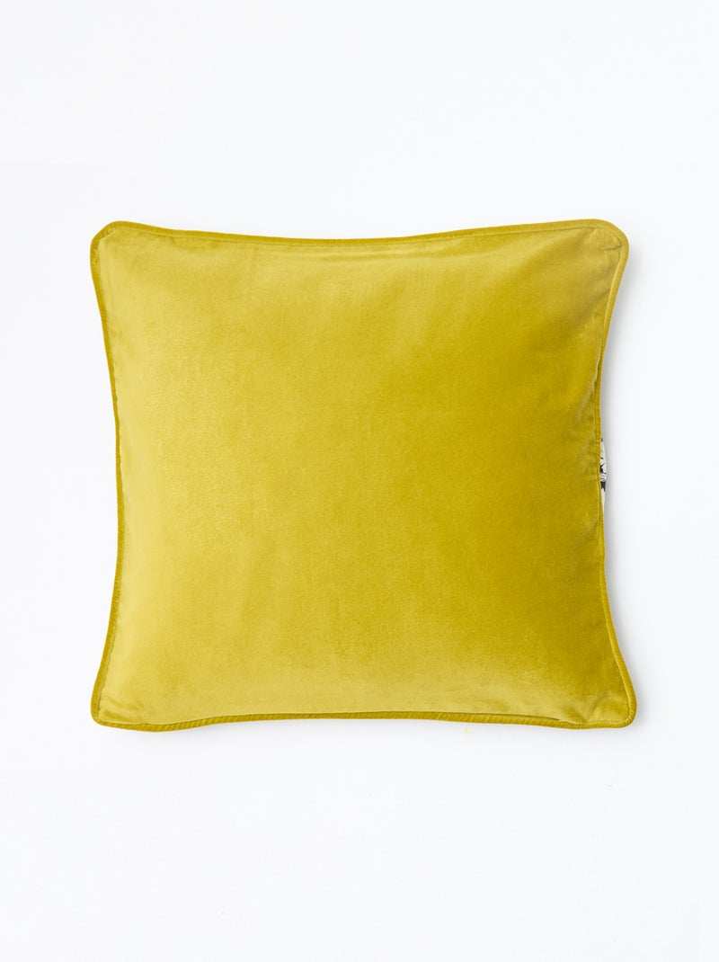 Fodera per cuscino in velluto - Kiabi Home Bianco - Kiabi