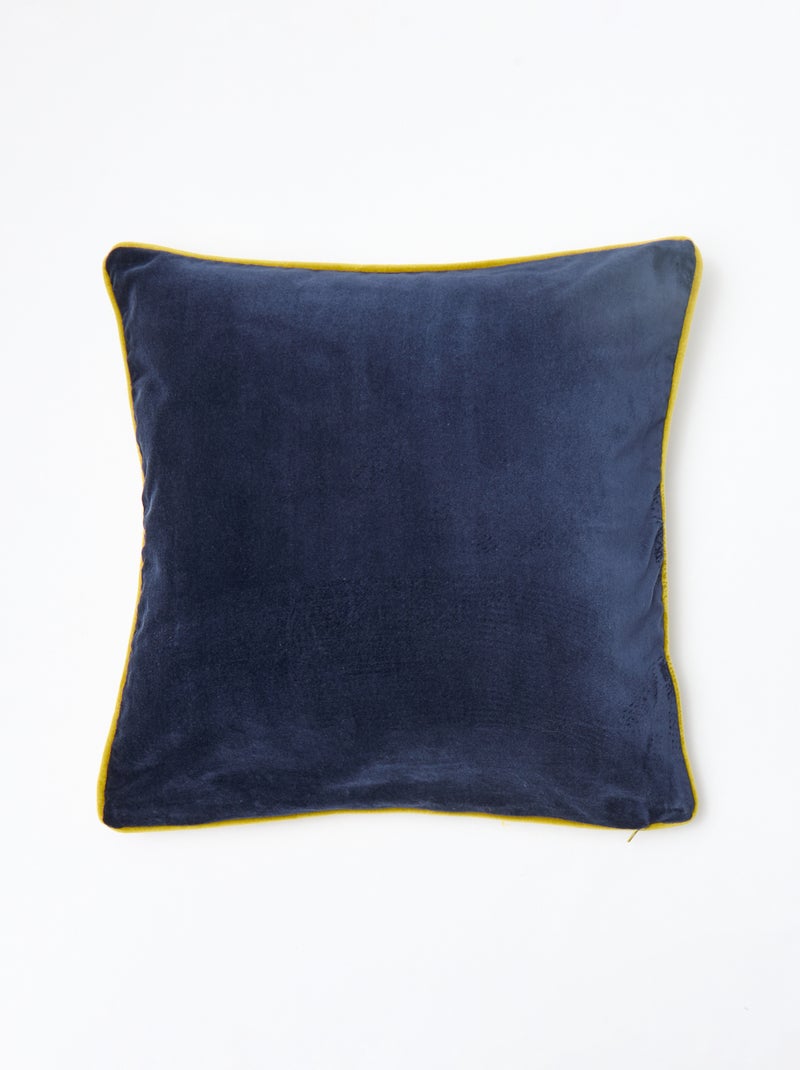 Fodera per cuscino in velluto - Kiabi Home Blu - Kiabi