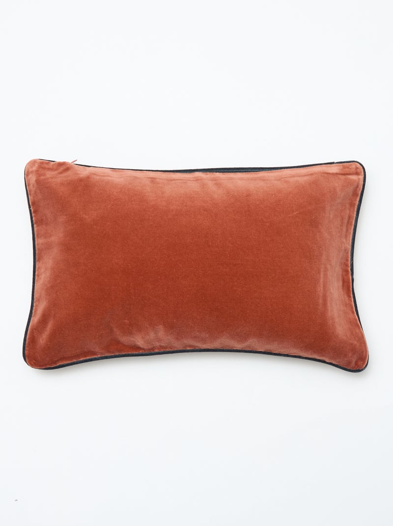 Fodera per cuscino in velluto (30x50 cm) - Kiabi Home Arancione - Kiabi