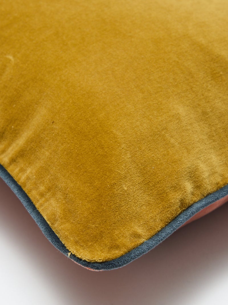 Fodera per cuscino in velluto (30x50 cm) - Kiabi Home Arancione - Kiabi