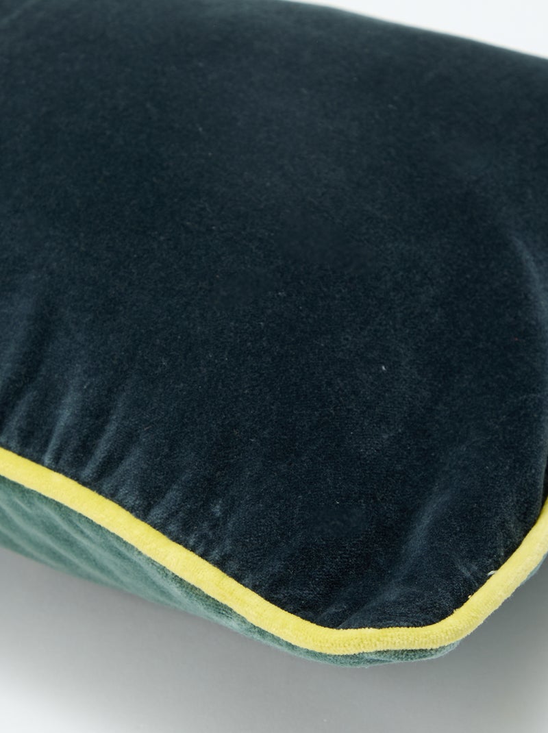 Fodera per cuscino in velluto (30x50 cm) - Kiabi Home Grigio - Kiabi