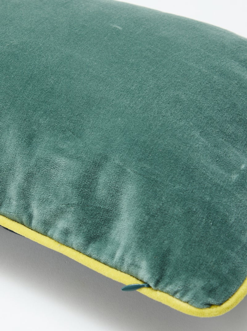 Fodera per cuscino in velluto (30x50 cm) - Kiabi Home Grigio - Kiabi