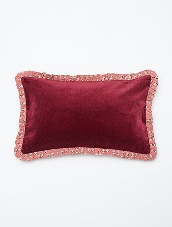 Fodera per cuscino in velluto e stampata (30x50 cm) - Kiabi Home