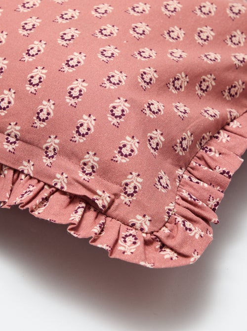 Fodera per cuscino in velluto e stampata (30x50 cm) - Kiabi Home - Kiabi