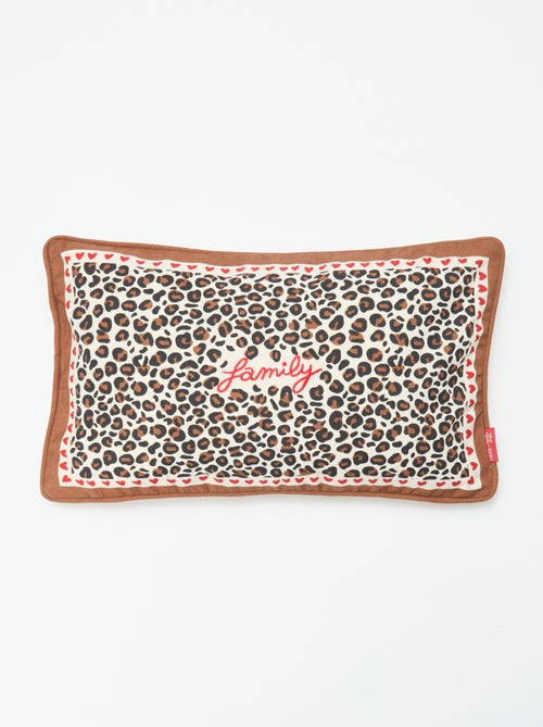 Fodera per cuscino leopardata Agathe Sorlet x Kiabi - 30 x 50 cm - Kiabi