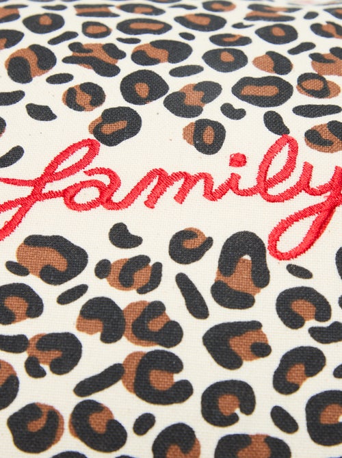 Fodera per cuscino leopardata Agathe Sorlet x Kiabi - 30 x 50 cm - Kiabi