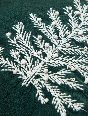 Fodera per cuscino natalizia in cotone 30 x 50 cm