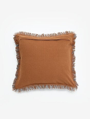 Fodera per cuscino quadrata con frange 45 x 45 cm