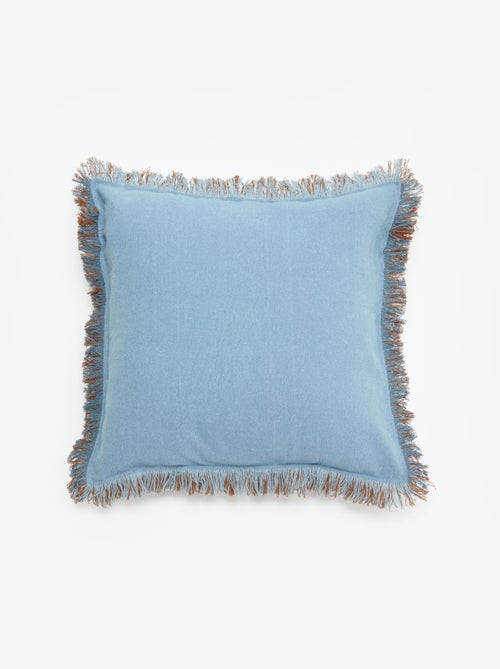 Fodera per cuscino quadrata con frange 45 x 45 cm - Kiabi