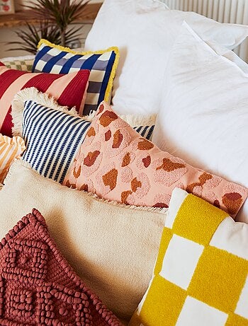 Fodera per cuscino ricamata - Kiabi Home