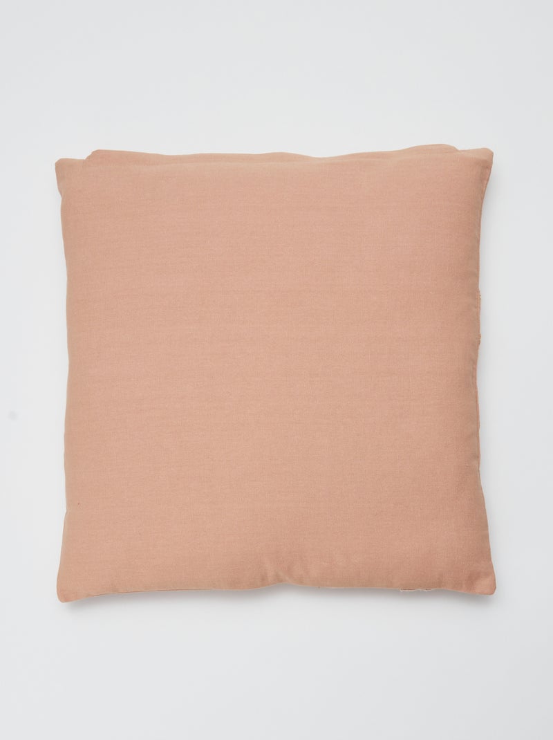 Fodera per cuscino ricamata - Kiabi Home BEIGE - Kiabi