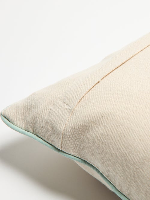 Fodera per cuscino ricamata - Kiabi