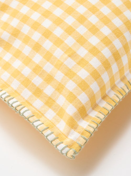 Fodera per cuscino ricamata - Kiabi