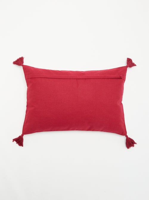 Fodera per cuscino ricamata per Natale - KIABI Home - Kiabi