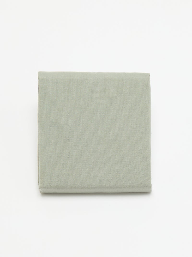 Fodera per cuscino tinta unita - 50 x 80 cm in cotone Verde - Kiabi