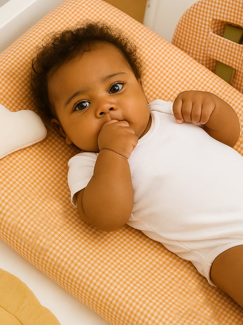 Fodera per materassino fasciatoio in cotone biologico - Kiabi