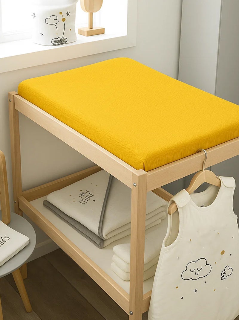 Fodera per materassino fasciatoio in cotone biologico Beige - Kiabi