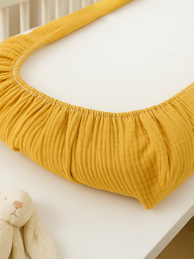 Fodera per materassino fasciatoio in cotone biologico Beige - Kiabi