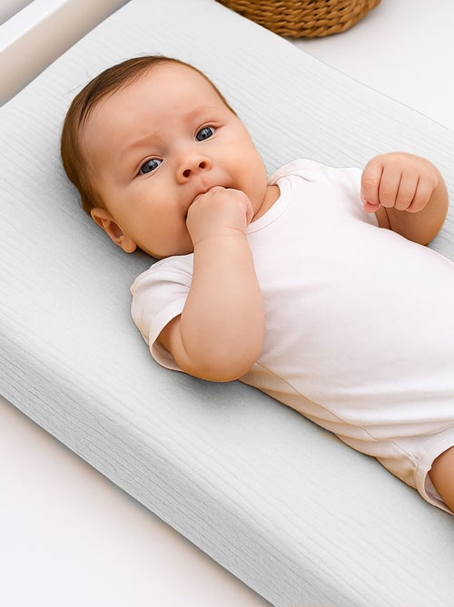 Fodera per materassino fasciatoio in cotone biologico - Kiabi