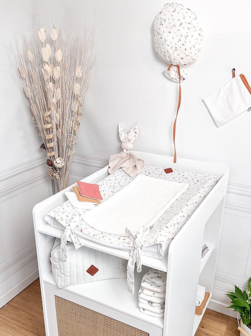 Fodera per materassino fasciatoio neonato + tappetino in bambù | sevira kids | sevira kids Beige - Kiabi