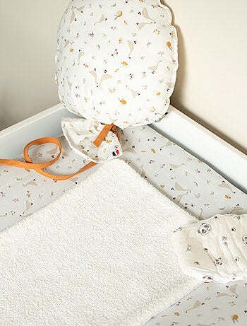 Fodera per materassino fasciatoio neonato + tappetino in bambù | sevira kids | sevira kids