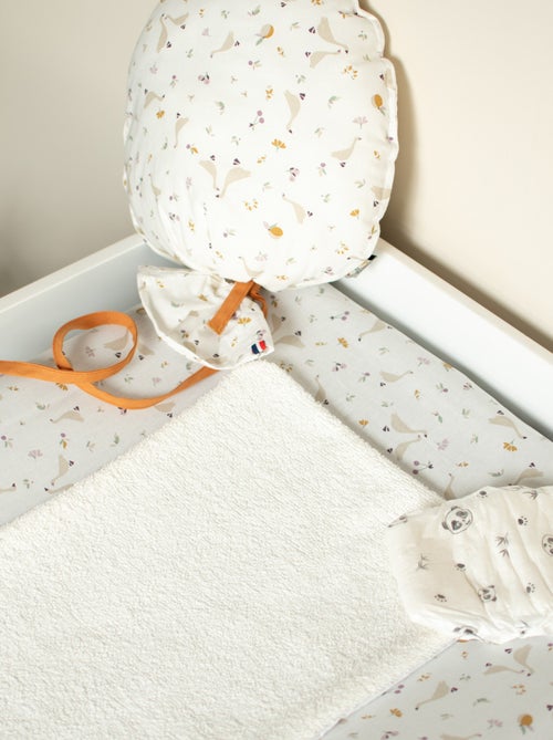 Fodera per materassino fasciatoio neonato + tappetino in bambù | sevira kids | sevira kids - Kiabi Fodera per materassino fasciatoio neonato + tappetino in bambù | sevira kids | sevira kids - Kiabi