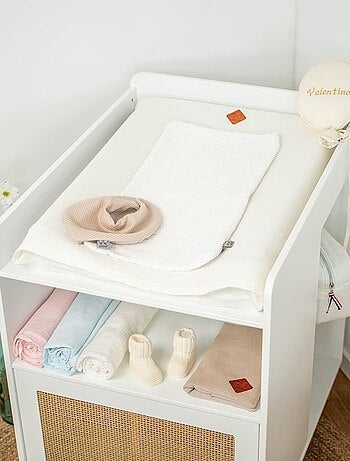 Fodera per materassino fasciatoio neonato + tappetino in bambù | sevira kids | sevira kids