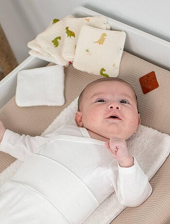 Fodera per materassino fasciatoio neonato + tappetino in bambù | sevira kids | sevira kids