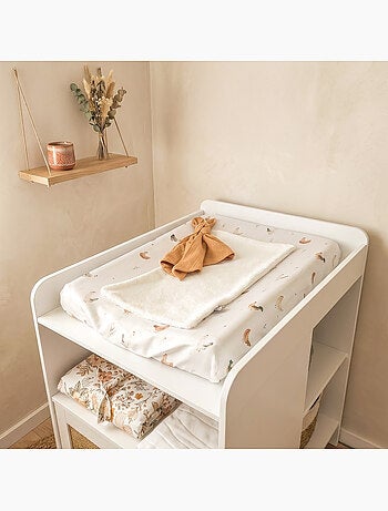 Fodera per materassino fasciatoio neonato + tappetino in bambù | sevira kids | sevira kids