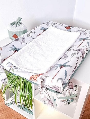 Fodera per materassino fasciatoio neonato + tappetino in bambù | sevira kids | sevira kids
