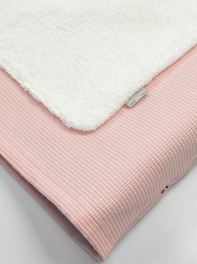 Fodera per materassino fasciatoio neonato + tappetino in bambù | sevira kids | sevira kids Rosa - Kiabi