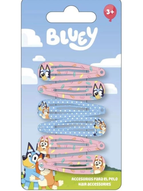 Forcine capelli multicolori bambino Bluey: lotto da 6 - Kiabi