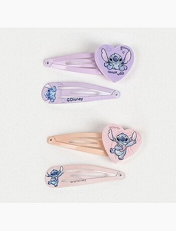 Forcine per capelli bambino Stitch: 4 forcine + 1 scrunchie