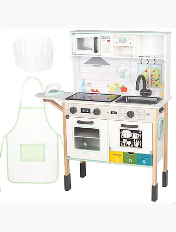 Fornello elettrico in legno con accessori WOOMAX