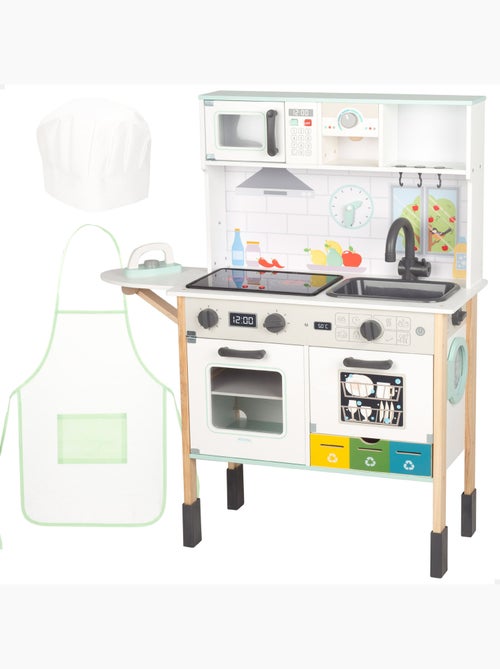 Fornello elettrico in legno con accessori WOOMAX - Kiabi Fornello elettrico in legno con accessori WOOMAX - Kiabi