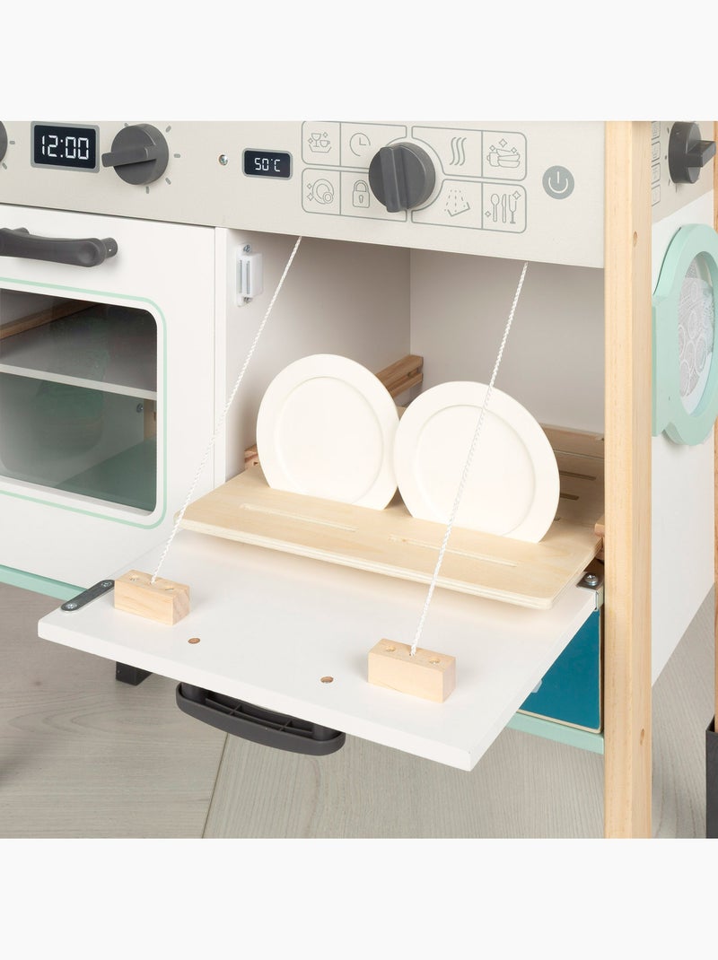 Fornello elettrico in legno con accessori WOOMAX N/D - Kiabi