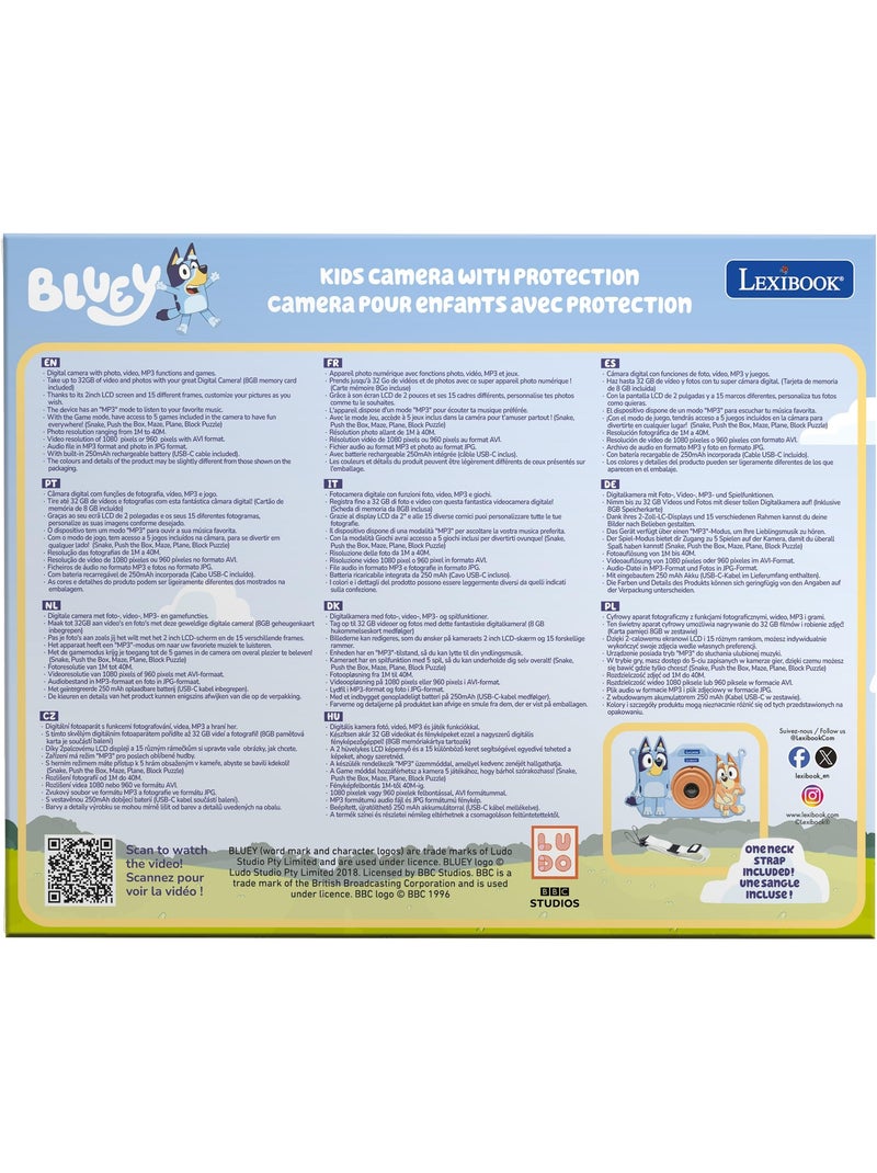 Fotocamera per bambini con protezione Bluey Blu - Kiabi