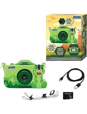 Fotocamera per bambini con protezione per dinosauri