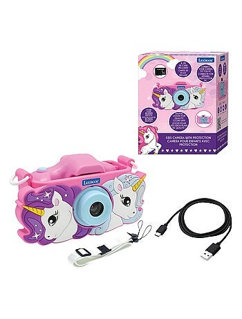 Fotocamera per bambini con protezione Unicorno