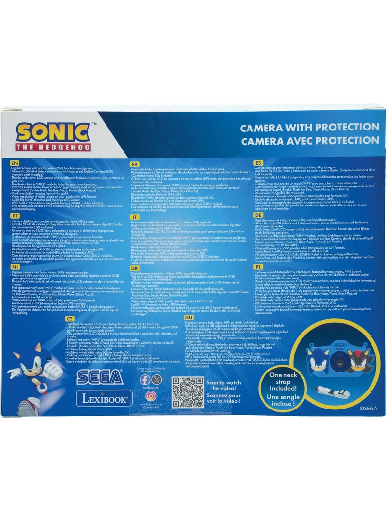 Fotocamera per bambini con Sonic protezione Blu - Kiabi