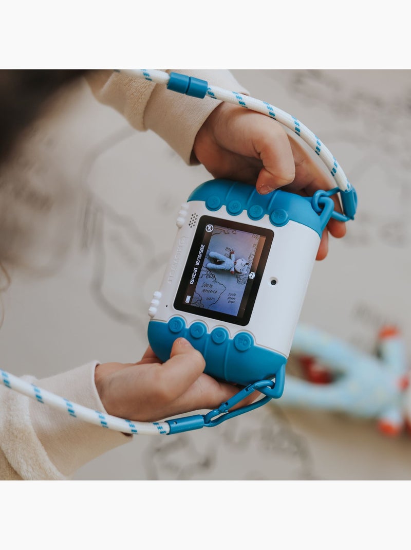 Fotocamera per bambini con stampa termica | Kidywolf Blu - Kiabi
