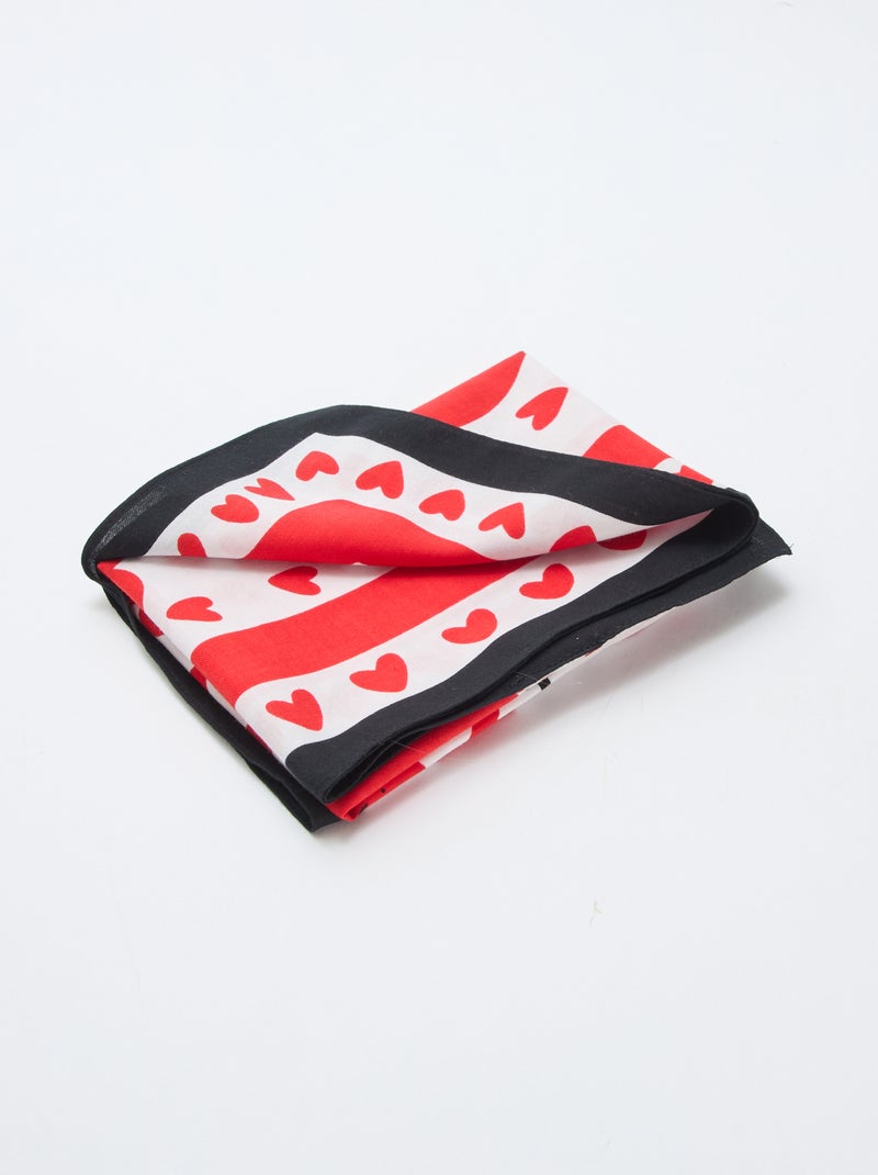 Foulard (65x65 cm) 'Agathe Sorlet x Kiabi' - San Valentino Bianco - Kiabi