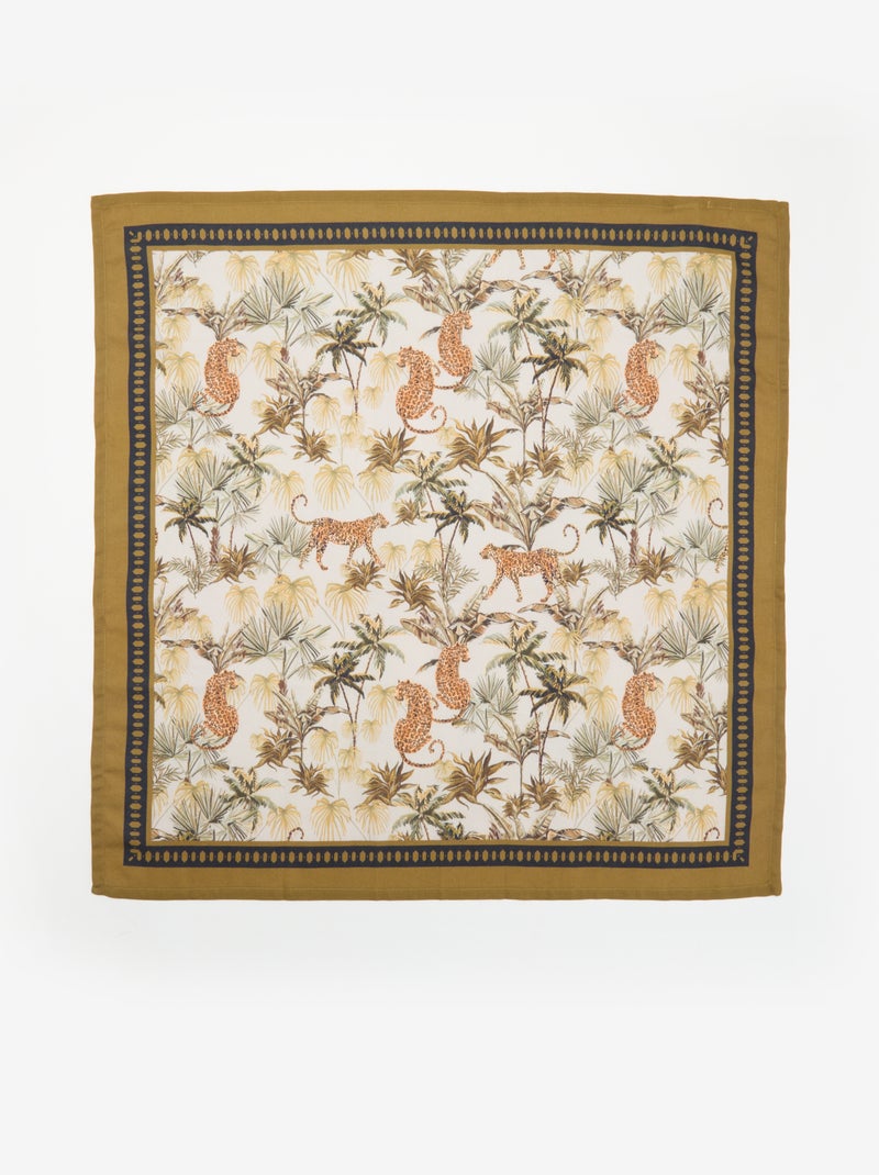 Foulard a fantasia Kaki - Kiabi