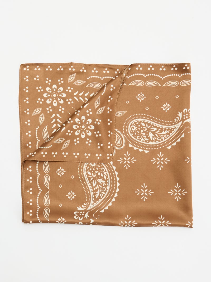 Foulard a fantasia Marrone - Kiabi